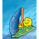 Wind Surfing 2 — cartoon emoji for Slack & Discord