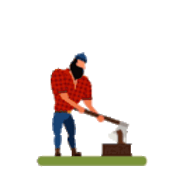 Lumberjack — cartoon emoji for Slack & Discord (Discord)