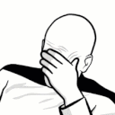 Facepalm Closeup — reaction emoji for Slack & Discord