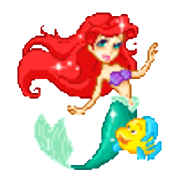 Little Mermaid — cartoon emoji for Slack & Discord (Discord)