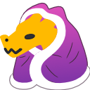 Dragon Comfy — cartoon emoji for Slack & Discord
