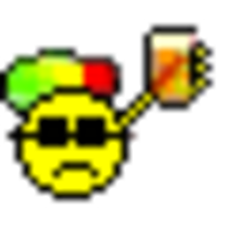 Rasta Drink — celebration emoji for Slack & Discord (Discord)