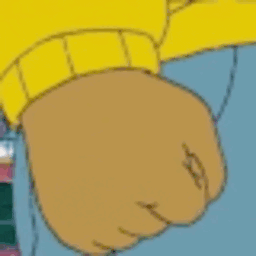 Arthur Fist Intensifies 2 — cartoon emoji for Slack & Discord (Discord)