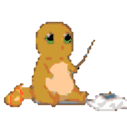 Charmander Campfire — pokemon emoji for Slack & Discord (Discord)