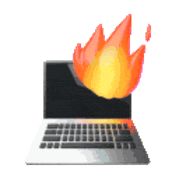 Computer Fire — logo emoji for Slack & Discord (Discord)