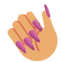 Spiked Nails — nail emoji for Slack & Discord