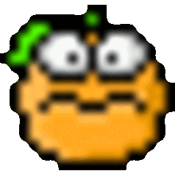 Orange Blink — cartoon emoji for Slack & Discord (Discord)