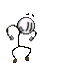 Stickman Dance — cartoon emoji for Slack & Discord