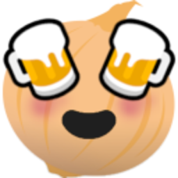 Onion With Beer Eyes — cartoon emoji for Slack & Discord (Discord)