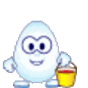 Egg Redpaint — cartoon emoji for Slack & Discord