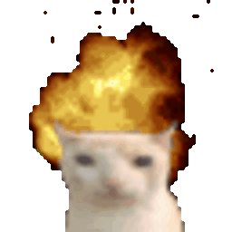 Mindblown Cat — cartoon emoji for Slack & Discord (Discord)