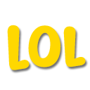 Lol 6 — text emoji for Slack & Discord