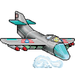Fighter Jet — cartoon emoji for Slack & Discord (Discord)