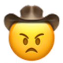 Angry Cowboy — emotion emoji for Slack & Discord