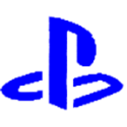 Blue Playstation — logo emoji for Slack & Discord (Discord)