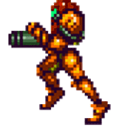 Samus Run — pixel-art emoji for Slack & Discord (Discord)