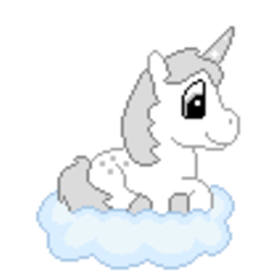 Unicorn Cloud — cartoon emoji for Slack & Discord (Discord)