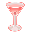 Rose Cocktail — drink emoji for Slack & Discord