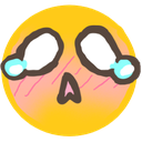 Blush Cry — emoji emoji for Slack & Discord