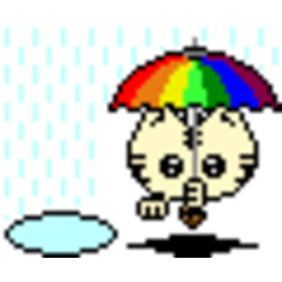 Cat Rain — cartoon emoji for Slack & Discord (Discord)