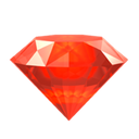 Red Diamond — red emoji for Slack & Discord