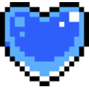 Bluecrystalheart — cute emoji for Slack & Discord