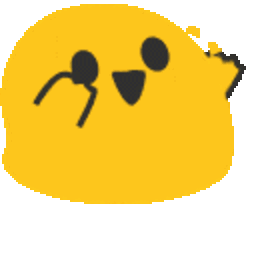 Party Blob Slow — cartoon emoji for Slack & Discord (Discord)