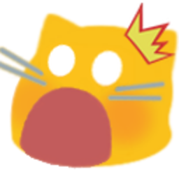 Meow Shockedcrown — cartoon emoji for Slack & Discord (Discord)