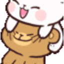 Kittyxbear Love — cartoon emoji for Slack & Discord