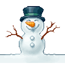 Snowman 5 — cartoon emoji for Slack & Discord