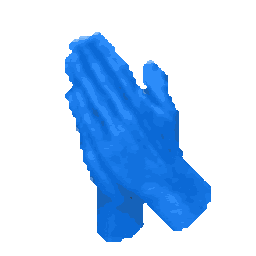 Blue Clapping Hands — blue emoji for Slack & Discord (Discord)