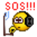 Sos Help — cartoon emoji for Slack & Discord