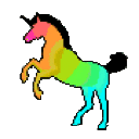 Party Unicorn — cartoon emoji for Slack & Discord