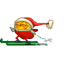 Ski Smiley — cartoon emoji for Slack & Discord