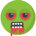 Zombie 4 — cartoon emoji for Slack & Discord