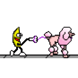 Banana Poodle — cartoon emoji for Slack & Discord (Discord)