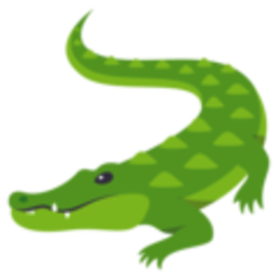 Crocodile — crocodile emoji for Slack & Discord (Discord)