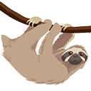 Sloth — cartoon emoji for Slack & Discord