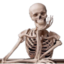 Waiting Skeleton — skeleton emoji for Slack & Discord
