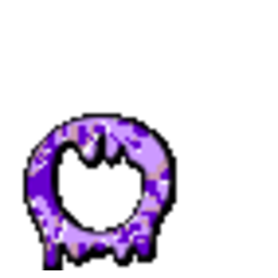 Purple Smiley Ghost — cartoon emoji for Slack & Discord (Discord)