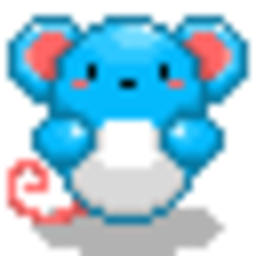Blue Mouse — cartoon emoji for Slack & Discord (Discord)