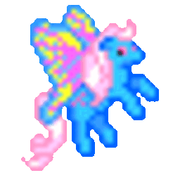 Flying Pony 2 — unicorn emoji for Slack & Discord (Discord)