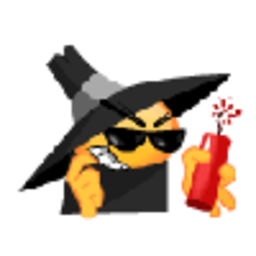 Explosive Evil — cartoon emoji for Slack & Discord (Discord)