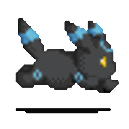 Umbreon Run — cartoon emoji for Slack & Discord (Discord)