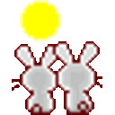 2 Bunnies — cartoon emoji for Slack & Discord