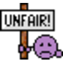 Unfair — text emoji for Slack & Discord