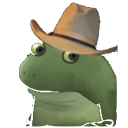 Cowboy Worry — frog emoji for Slack & Discord