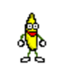 Banana Jump — pixel-art emoji for Slack & Discord (Discord)