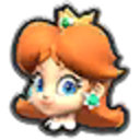 Princess Daisy 6 — cartoon emoji for Slack & Discord