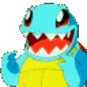 Squirtle Excited — pokemon emoji for Slack & Discord